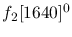 $f_2[1640]^{0}$