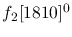 $f_2[1810]^{0}$