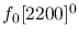 $f_0[2200]^{0}$