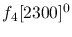 $f_4[2300]^{0}$