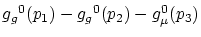 ${g_g}^{0}({p_1})-{g_g}^{0}({p_2})-g^{0}_\mu ({p_3})$