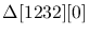 $\Delta[1232][0] $