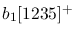 $b_1[1235]^+$