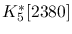 $K^{*}_5[2380]$